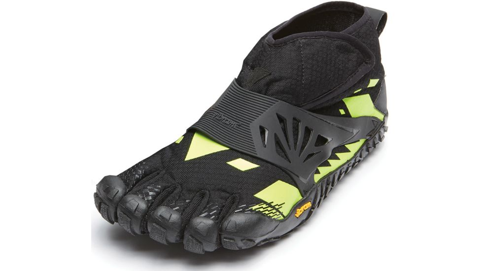 Vibram FiveFingers Spyridon MR Elite Trail Running Shoe - Men's-Black/Yellow-Medium-43
