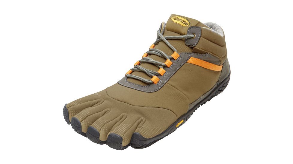 Vibram FiveFingers Trek Ascent Insulated Hiking Shoe - Men's -Tan/Grey/Black-Medium-41
