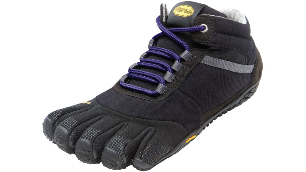 Vibram FiveFingers Trek Ascent Insulated Hiking Shoe - Women's -Black/Purple-Medium-39