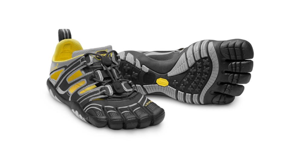 Vibram FiveFingers TrekSport Sandal - Men's-Grey/Orange-45