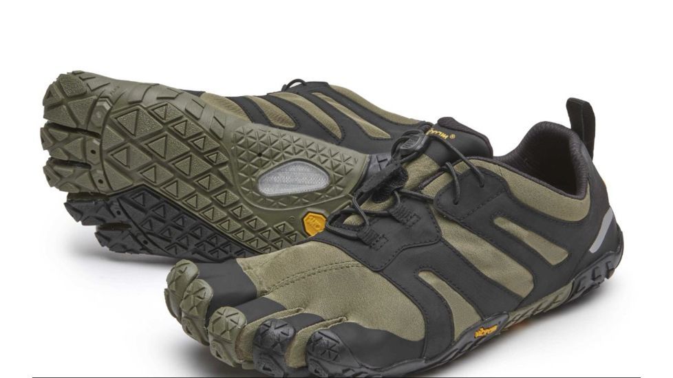 Vibram FiveFingers V-Trail 2.0 Camp Shoe, Five Fingers - Mens, Ivy/Black, 47, 19M760247