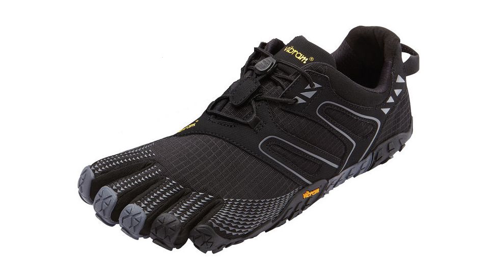 Vibram FiveFingers V-Trail Trail Running Shoe - Men's-Black/Grey-Medium-43