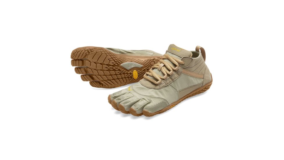 Vibram FiveFingers V-Trek Camp Shoe, Five Fingers - Women's, Khaki/Gum, 38, 18W740338