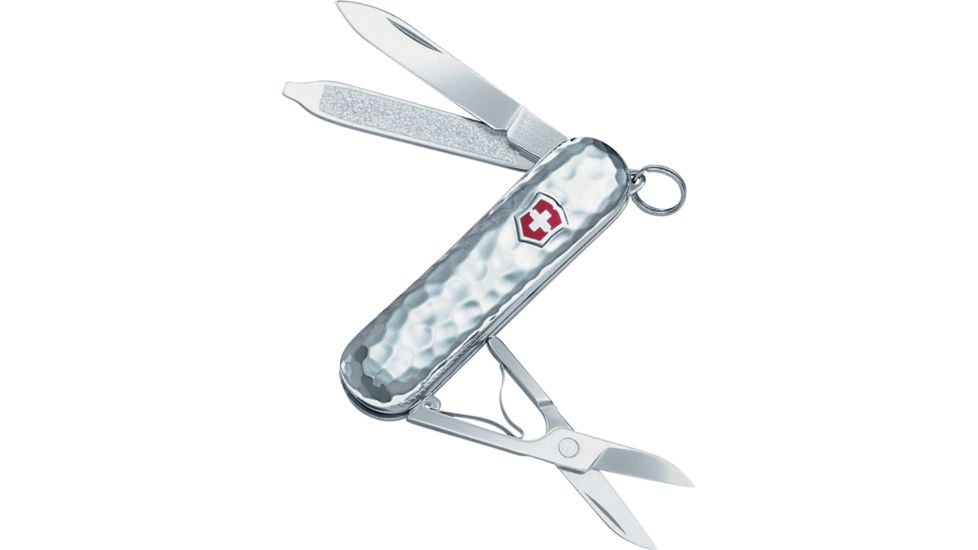 Victorinox Classic SD Sterling Swiss Army Knife Hammered 53029
