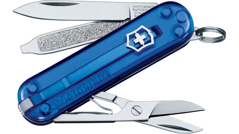 Victorinox Classic SD Translucent Swiss Army Knife Sapphire 54212