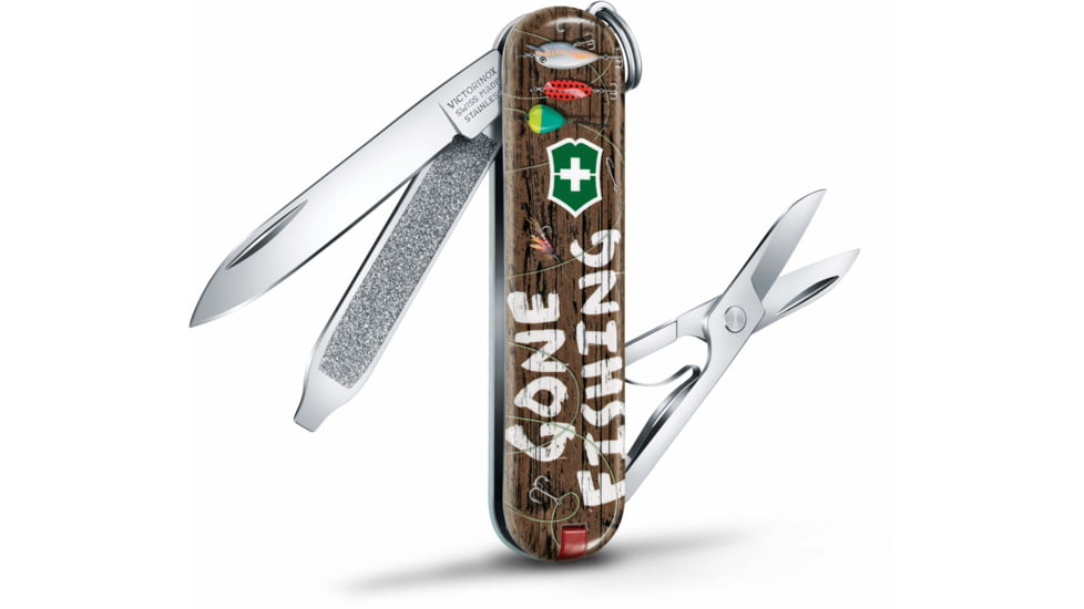 Victorinox Gone Fishing Swiss Army Pocket Knife, 0.6223.L2005