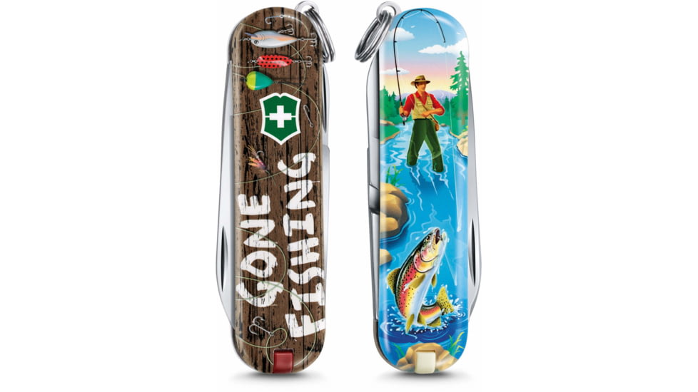 Victorinox Gone Fishing Swiss Army Pocket Knife, 0.6223.L2005