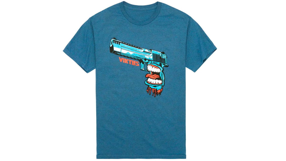 Viktos Point Five Oh TShirts  Men's, Indigo Heather, Large, 1811804