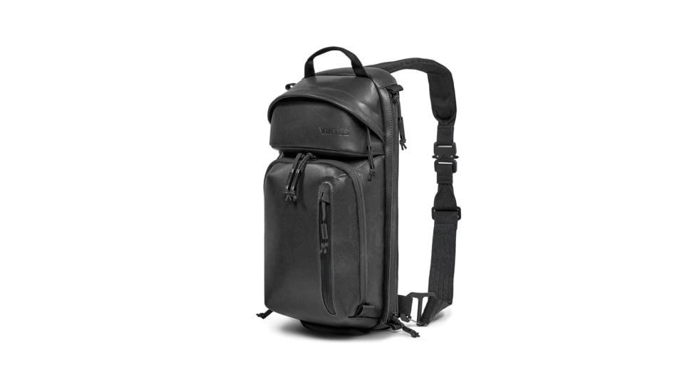 Viktos Upscale 3 Leather SlingBag, Black, 15x7x5 inch, 2102401