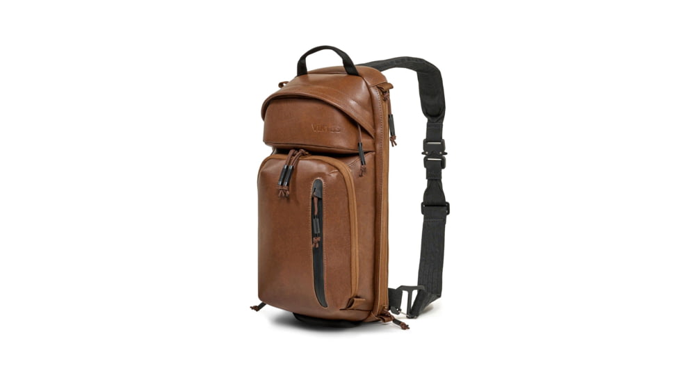 Viktos Upscale 3 Leather SlingBag, Brown, 15x7x5 inch, 2102402