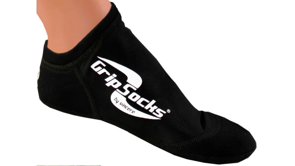 Aqua Sprites Grip Sock - Mens-Black-Medium