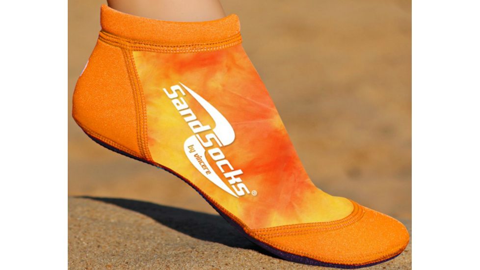 Sprite Sand Socks Watersport Sock - Womens-Orange Sunset-X-Small