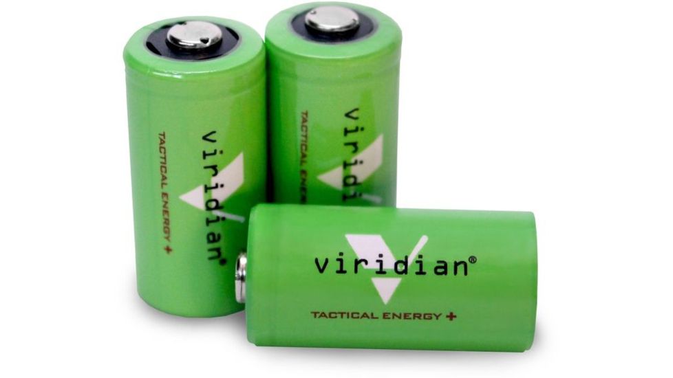 Viridian Weapon Technologies Tactical Energy+, CR2 Lithium Battery, 3-Pack, 350-0004