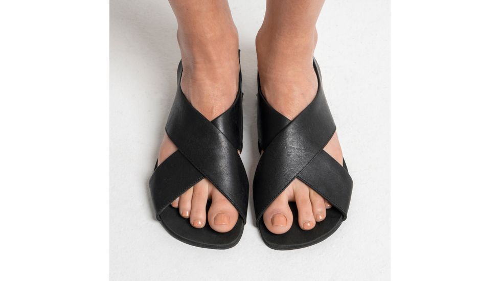 Vivobarefoot Duo Sandal - Womens, Black, 40, 200133-01-40