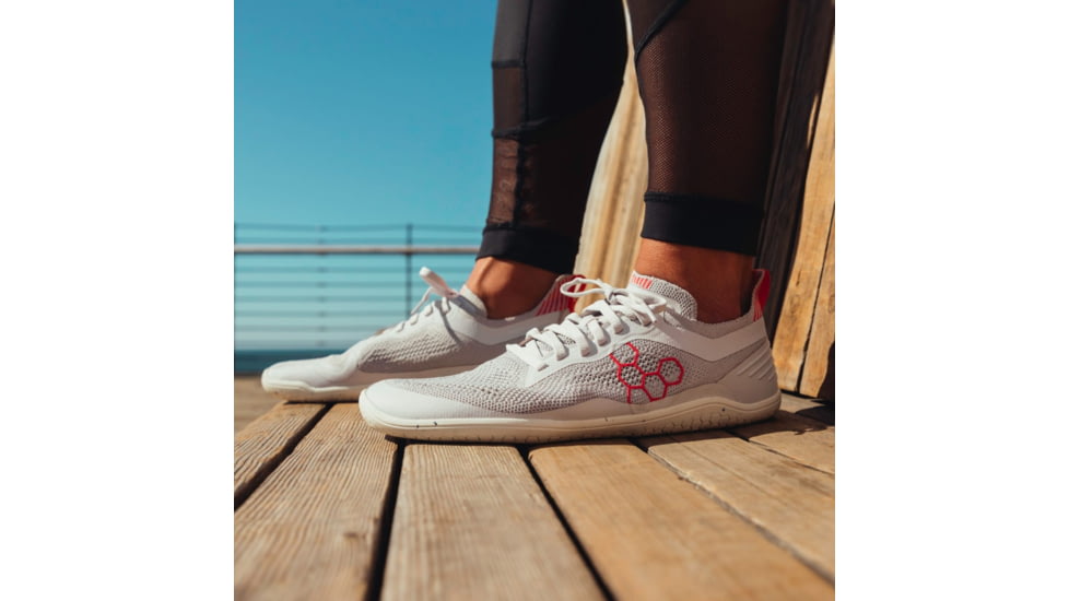 Vivobarefoot Geo Racer Knit Road Running Shoes - Mens, Moonstone, 40, 302054-0240