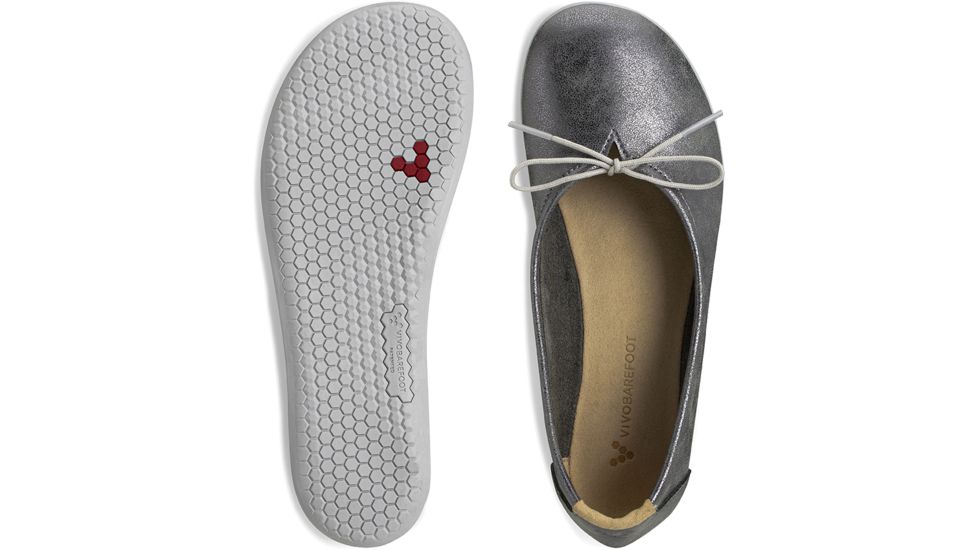 Vivobarefoot Jing Jing Lace Casual Shoes - Womens, Graphite, 39, 200018-2739