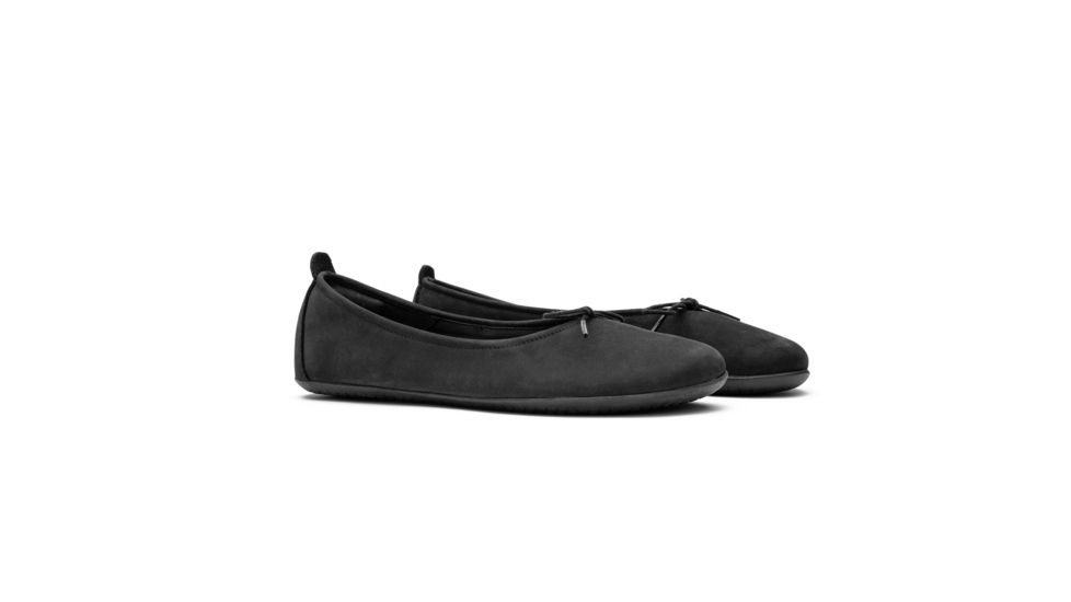 Vivobarefoot Jing Jing Lace Eco Suede Casual Shoe - Womens, Black, 35, 200016-24-35