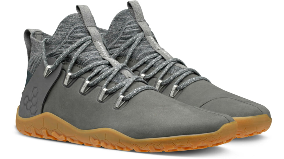 Vivobarefoot Magna Trail Leather WMK FG Hiking Shoes - Womens, Graphite, 7 US, 200156-01-37