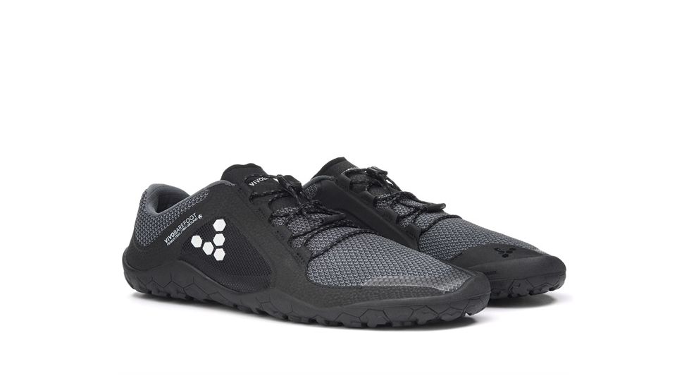 Vivobarefoot Primus FG Trail Running Shoes - Mens, Black/Charcoal, 300059-04-BLK/CHAR