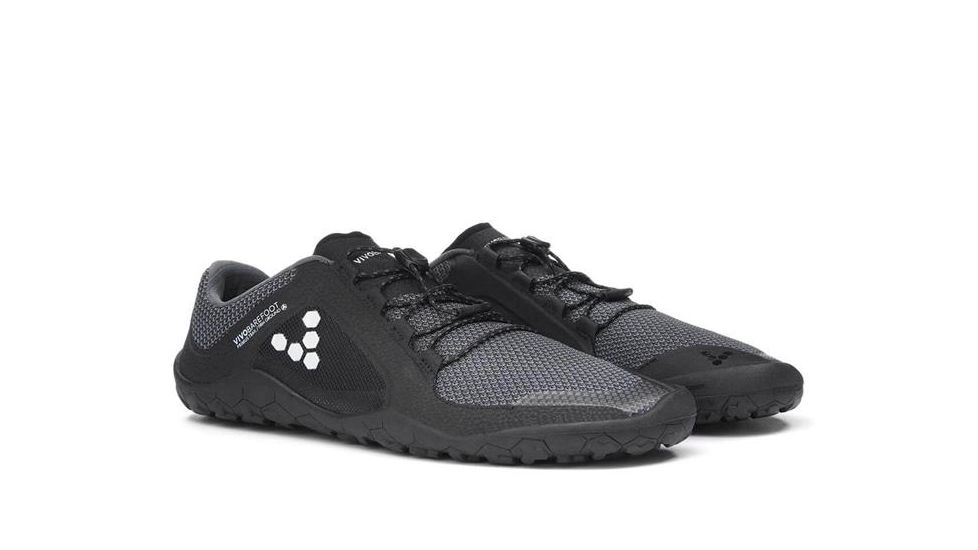 Vivobarefoot Primus FG Trail Running Shoes - Mens, Black/Charcoal, 43, 300059-04-BLK-CHAR-43EU