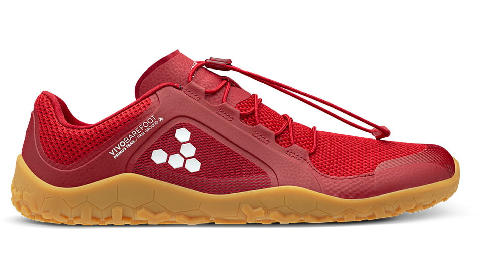 Vivobarefoot Primus FG Trail Running Shoes - Mens, Red Gum, 44 Euro, 300121-02-44