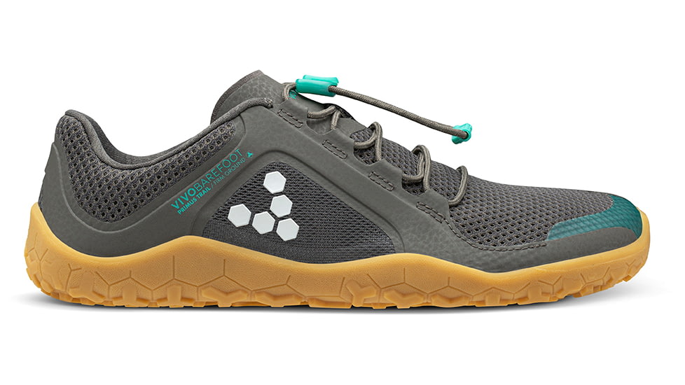 Vivobarefoot Primus FG Trail Running Shoes - Womens, Grey Spearmint, 42 Euro, 200159-02-42