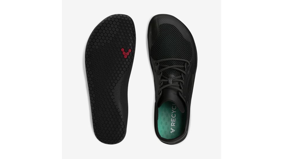 Vivobarefoot Primus Lite II Road Running Shoes - Mens, Black Textile, 46, 300101-02-46