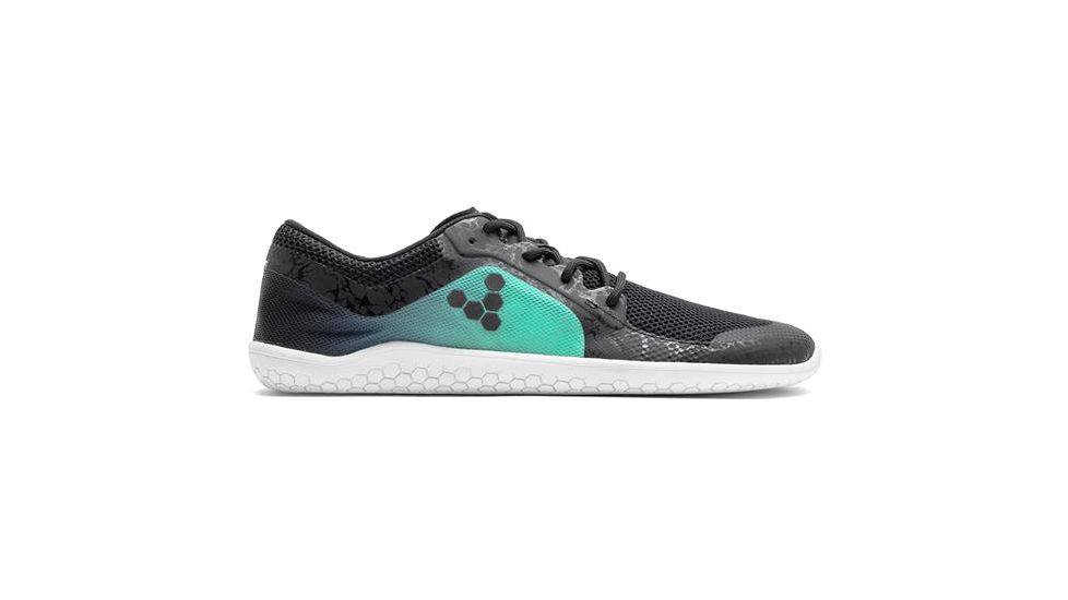 Vivobarefoot Primus Lite - Men's, Black/Spearmint Green Textile, 45, 300064-15-45