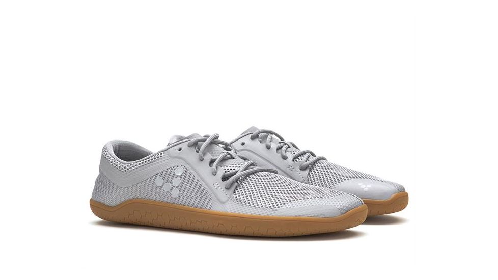 Vivobarefoot Primus Lite Road Running Shoes - Mens, Ash/Gum, 42, 300064-14-42