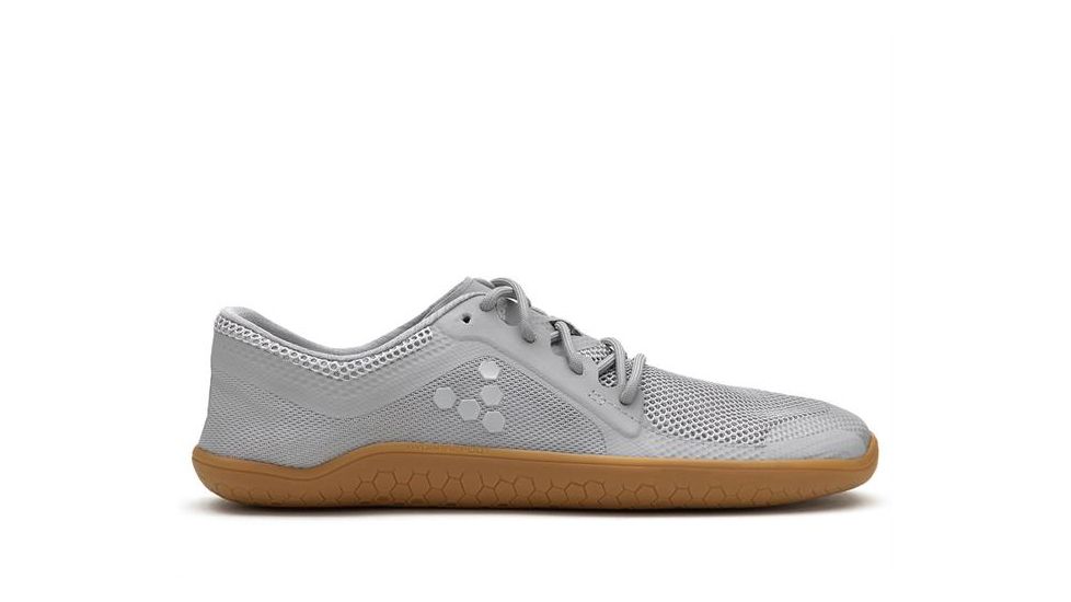 Vivobarefoot Primus Lite Road Running Shoes - Mens, Ash/Gum, 42, 300064-14-42