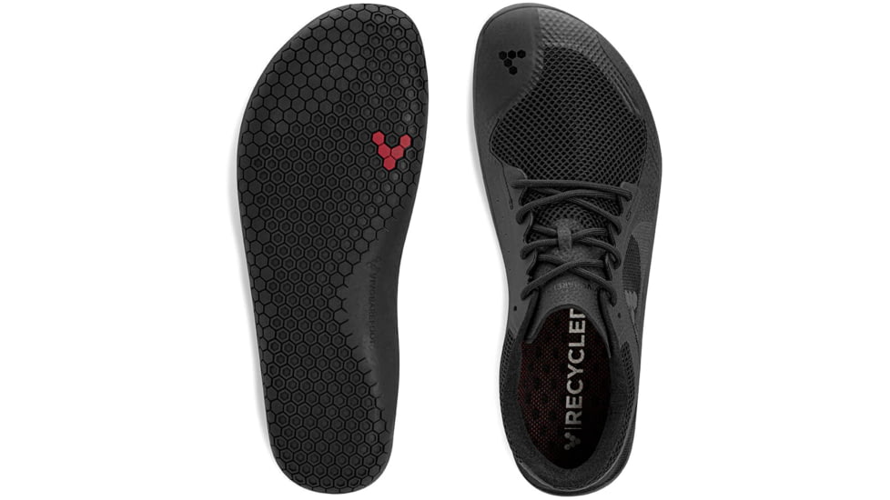 Vivobarefoot Primus Lite Road Running Shoes - Mens, Obsidian Black, 43, 300120-0143