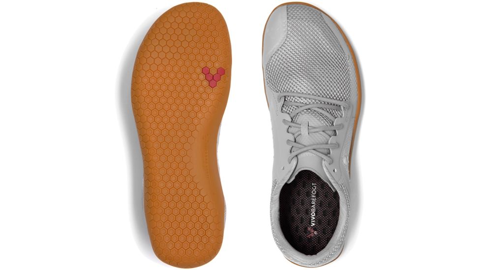 Vivobarefoot Primus Lite Road Running Shoes - Womens, Ash Grey, 40 EU, 200163-0440