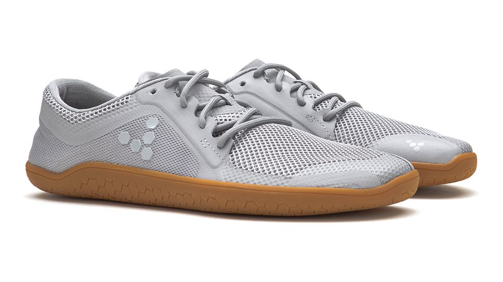 Vivobarefoot Primus Lite Road Running Shoes - Womens, Ash Grey, 40 EU, 200163-0440