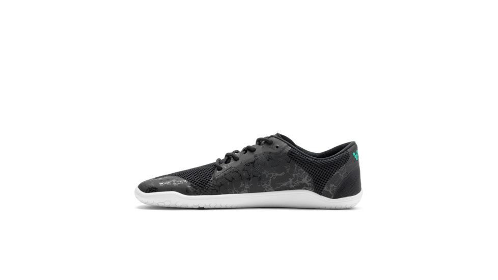 Vivobarefoot Primus Lite - Mens, Black/Spearmint Green Textile, 41, 300064-15-41