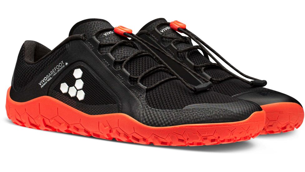 Vivobarefoot Primus Trail FG Trailrunning Shoes - Womens, Black Molten Lava, 40, 200174-0240