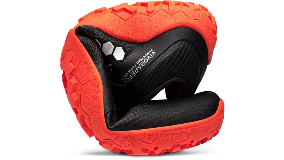 Vivobarefoot Primus Trail FG Trailrunning Shoes - Womens, Black Molten Lava, 40, 200174-0240