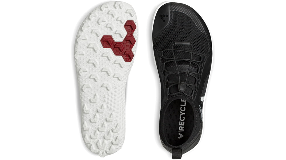 Vivobarefoot Primus Trail SG Bio Trailrunning Shoes - Womens, Black/White, 38, 200149-0138