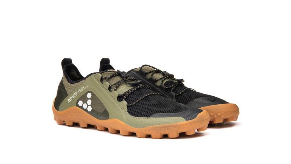 Vivobarefoot Primus Trail SG Running Shoe - Mens, Red/Gum, 47, 300074-03-47