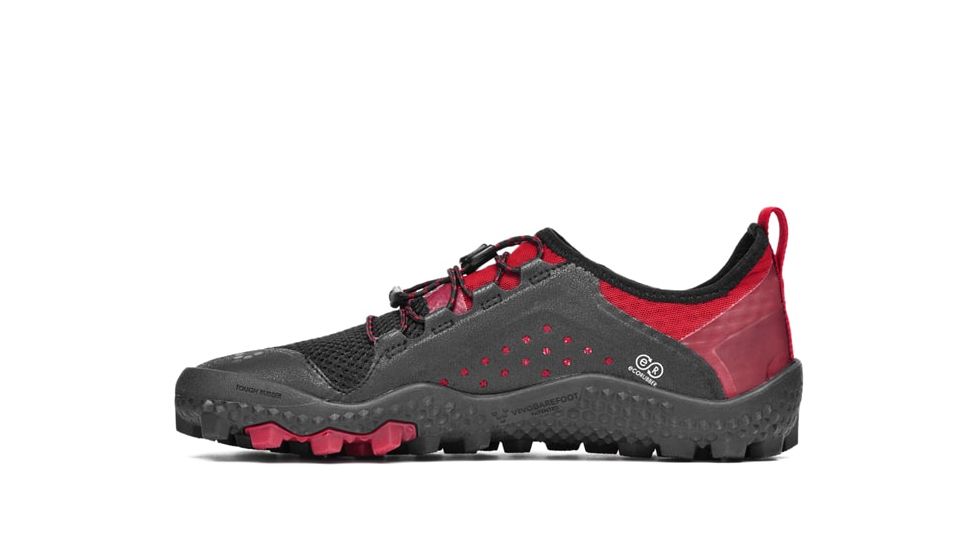 Vivobarefoot Primus Trail SG Running Shoe - Men's, Black/Red, 42 EU, 300074-01-Black/Red-42 EU