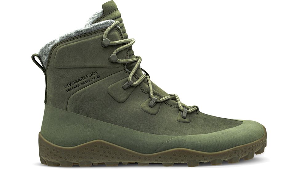 Vivobarefoot Tracker Snow SG Shoes - Men's, Green, 47, 300109-0247