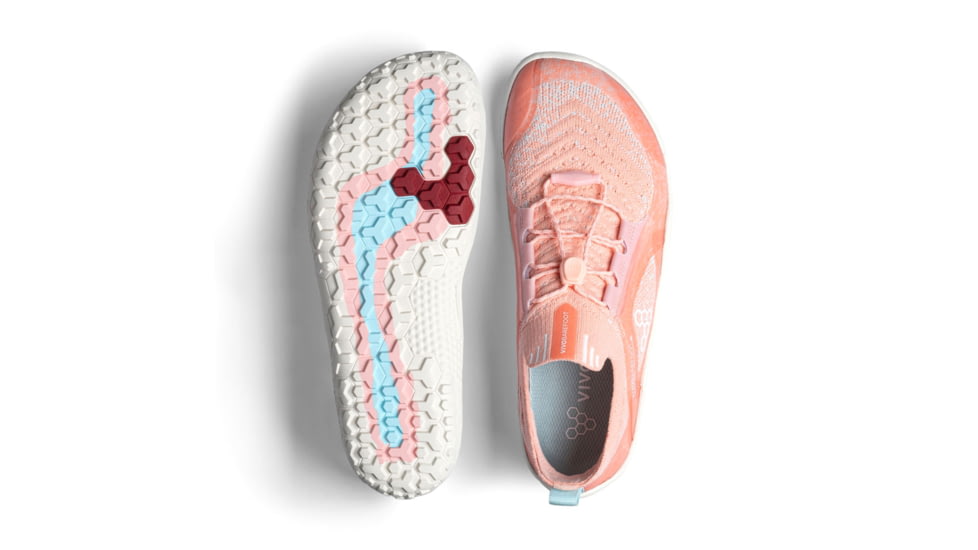 Vivobarefoot Primus Trail Knit FG Trailrunning Shoes - Womens, Peach Melba, 38 Euro, 209099-2038
