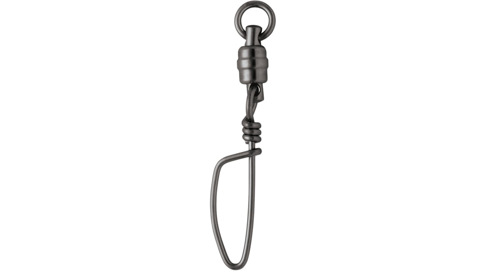 VMC BSHBTSS Black Stainless Steel Heavy-Duty Ball Bearing Tournament Snap Swivel 4 - 170lb 3-Pack, BSHBTSS#4