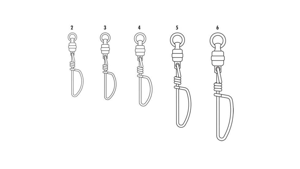 VMC BSHBTSS Black Stainless Steel Heavy-Duty Ball Bearing Tournament Snap Swivel 6 - 320lb 1-Pack, BSHBTSS#6