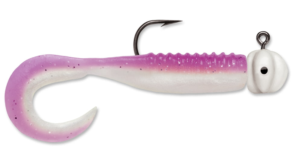 VMC Curl Tail Jig, Purple Pearl, 1/32oz, CTJ132PRPPRL