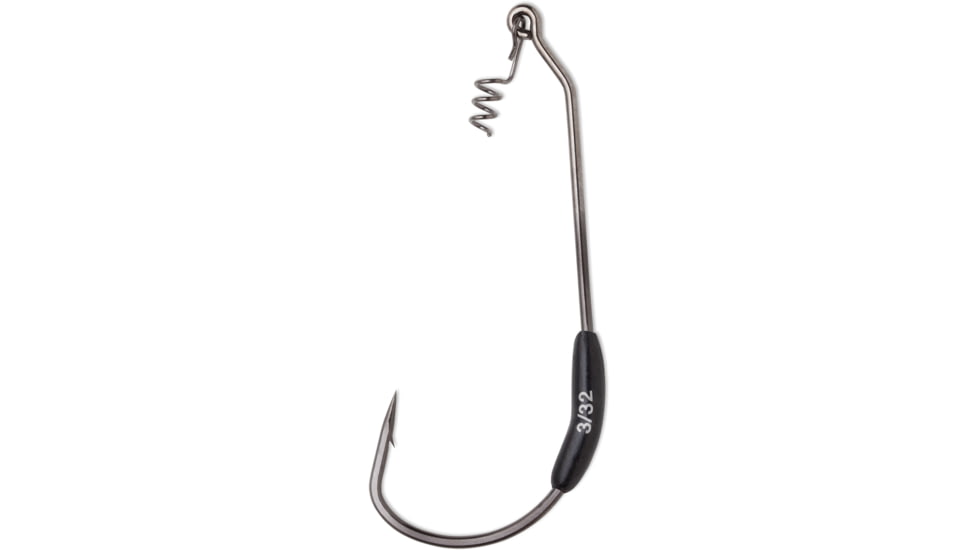 VMC Drop Dead Weighted Hook, 3/32oz, Black Nickel, Size 3/0, 4 Pack, DDW3/32#3/0BNPP