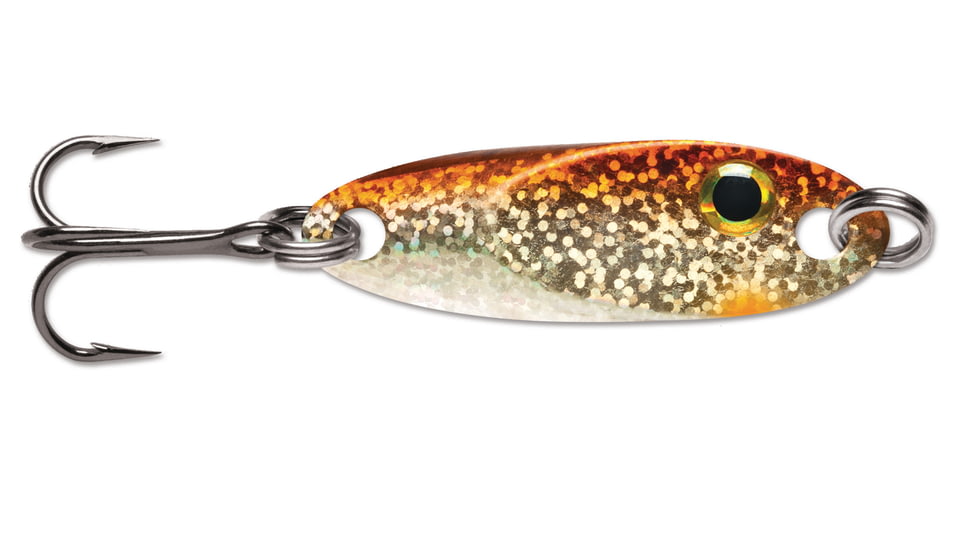 VMC Flash Champ Spoon, 1/8 oz, Glow Gold Fish, FCS18GGF