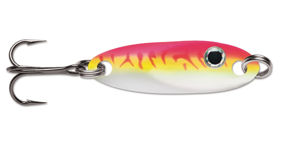 VMC Flash Champ Spoon, 1/8 oz, Glow Pink Fire UV, FCS18GPFU