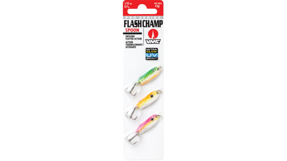 VMC Flash Champ Spoon, 1/32 oz, Glow UV, FCS132GUV3