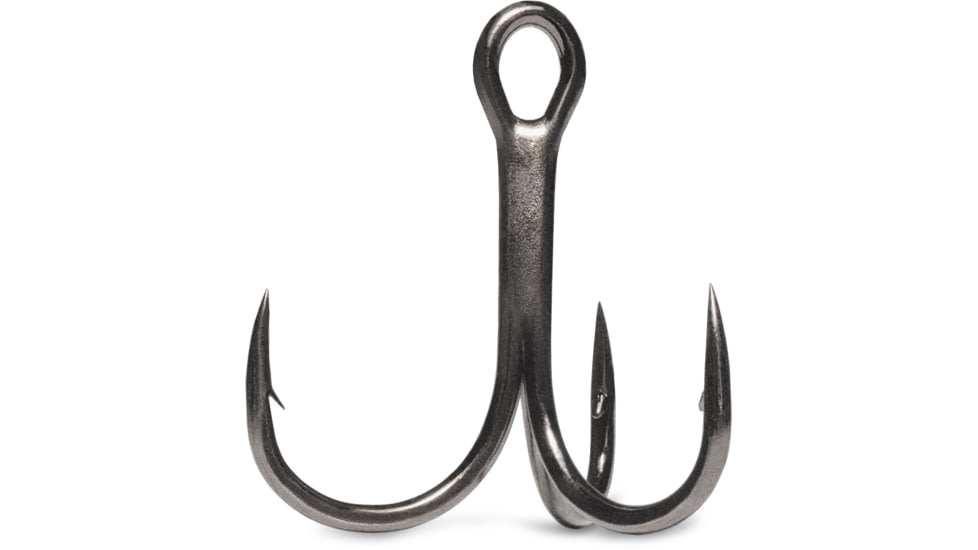 VMC Hybrid Trebble 1x Hook, Black Nickel, Size 5, 4 Pack, 7547BN#5PP