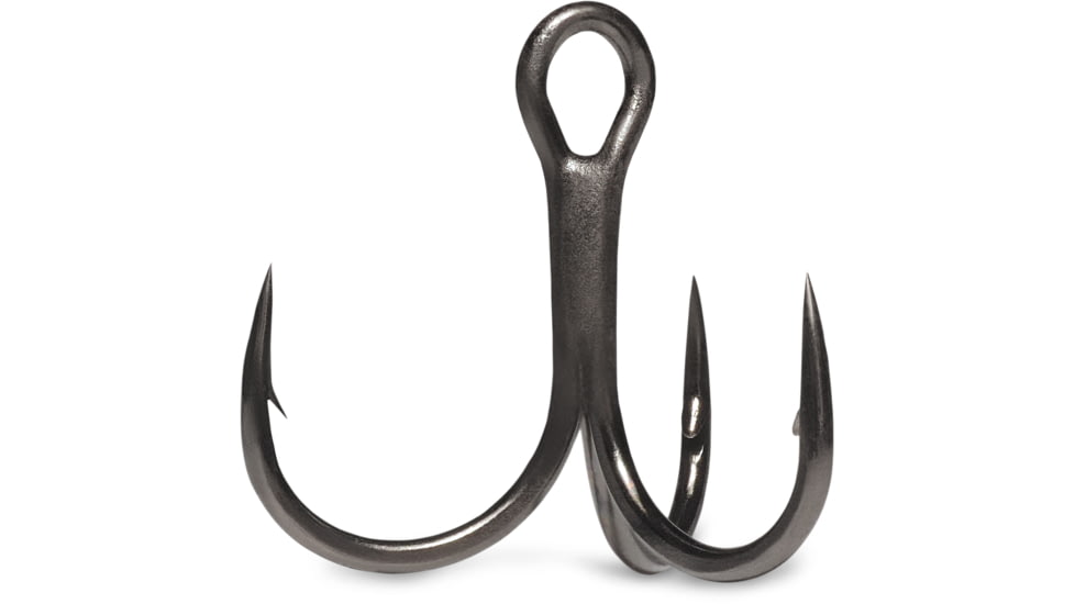 VMC Hybrid Trebble Short 1x Hook, Black Nickel, Size 3, 4 Pack, 7548BN#3PP